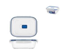 Pure Box Rectangular Glass Container 0.38 Liters Transparent ARC