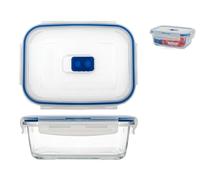 Pure Box Rectangular Glass Container 0.82 Liters H7680 Transparent ARC