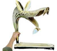 Pure Brass Celtic Dragon Face Tintignac Deskford Carnyx War Horn Trumpet Celtic Carnyx Fully Playable Instrument Horn