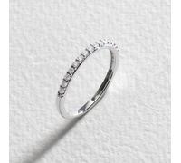 Pure Brilliance 9ct White Gold 0.25ct Lab Diamond Ring - N