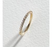 Pure Brilliance 9ct Yellow Gold 0.25ct Lab Diamond Ring - Q