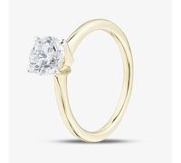 Pure Brilliance 9ct Yellow Gold 1.00ct Brilliant Cut Lab Grown Diamond Solitaire Ring LGR21614-100 O