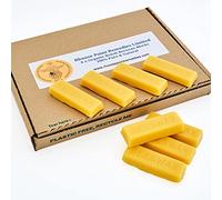 Pure British Beeswax Blocks 100% Natural Organic Bees Wax 180g - Triple Filtered for Making Your own Candles, Leather Polish, Wood Polish, Wax Melts, lotions, balms, Creams & Body Butters (8 Blocks)