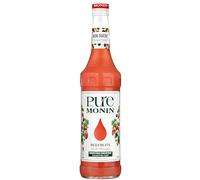 Pure by MONIN Red Berries (1 x 0.7 L) - Concentrate without Added Sugar for Refreshing Summer - Cocktails and Fruity Desserts