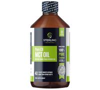 Pure C8 MCT Oil - 500ml | 4X More Ketones for Keto Diet & Fasting | Safe & Premium Lab Tested 99.7% Purity | Made from 100% Sustainable Coconuts | Vegan Friendly & Gluten-Free | STERLING NUTRITION