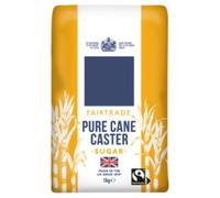 Pure Cane Caster Sugar 1Kg Bag, Ultra-Fine Granulated Cane Sugar for Baking & Dessert Use, Vegan, Vegetarian & Kosher-Friendly