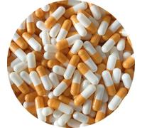 Pure Capsules®Size 0 Empty Orange/White Capsule, Gel Capsule, Empty Pill Capsules, Size 0 Gelatin Capsule, Pill caps, Coloured Capsule Orange White, BSE, GMO Free-for Self Fill, DIY Capsule (10000)