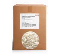 Pure Capsules® Size 0 White Empty gelatine Capsules 1 box 100k for Self Fill, Tio2 Free, BULK 100000 capsules