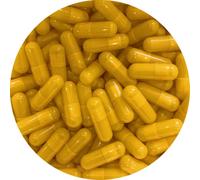 Pure Capsules® Size 00 Golden Yellow Empty Gelatine Capsules for Self Fill, DIY Capsule Size 00, Golden Yellow colour, Empty Pill Capsules, 00 pill capsules, Tio2 Free, BSE Free (10000)
