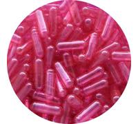 Pure Capsules® Size 00 Pink Clear Vcaps® Plus Empty Vegan Capsules for Self Fill, GMO,TiO2 Free,No Gelling Agents, No Artificial Colorants, Natural Colour HPMC Vegetarian Capsule (500)