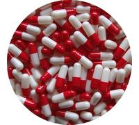 Pure Capsules® Size 00 Red White Empty Gelatine Capsules for Self Fill, DIY Capsule, Size 00 capsule Red White colour, Empty Pill Capsules, 00 pill capsules, GMO Free, BSE Free (1000)