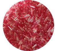 Pure Capsules® Size 4 Pink Clear Empty Capsule -Size 4 Small Tiny Empty Gelatin Capsules Gelatine Hard Pill Capsule Pink Clear- Self Fill -Suit for Human Being or Small Pet Medication (500)