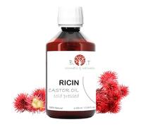 Pure Castor Oil Hair Growth Serum, EyeLashes Grow, Dry Hair Repair Oil, Beard Growth Oil, Scalp Oil, Nail Health, Organic, Natural, Cold Pressed Ricin Oil 500 ml