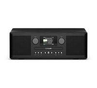 Pure Classic C-D6i - All-in-One Internet Radio with WiFi, DAB+/FM, Bluetooth 5.3, CD Player, USB, AUX, 150 Presets, 2x 15W Stereo Sound System, Colour Display, Alarm & Sleep Timer - Black