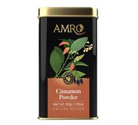 Pure Ceylon Cinnamon Powder 200g (7.05 oz), 100% all-natural, cinnamon gently dried and ground, without additives, flavor enhancers, or artificial flavors.