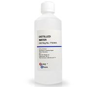 Pure Chem Distilled Water Ironing Water - CPAP Machines, Steam Irons | 500ml Purified distilled water for CPAP machines, steam irons, batteries, radiators, cleaning, cosmetics and plants