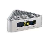 PURE Chronos II DAB/FM Clock Radio - Silver