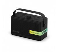 Pure Classic Aura Portable Bluetooth Speaker 40W with 5000mAh Battery, Powerbank Function, Ambient Light, 30h Playtime, USB-C, AUX, IPX2 Splashproof - Black