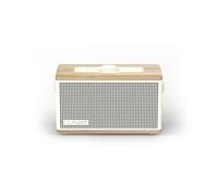 Pure Classic Aura Portable Bluetooth Speaker 40W with 5000mAh Battery, Powerbank Function, Ambient Light, 30h Playtime, USB-C, AUX, IPX2 Splashproof - Cotton White/Oak