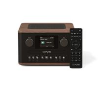 Pure Classic C-D4 CD/Bluetooth/DAB+/FM Radio System, Coffee Brown/Walnut