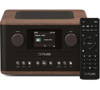 Pure Classic C-D4 CD/Bluetooth/DAB+/FM Radio System, Coffee Brown/Walnut