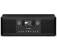 Pure Classic C-D6i DAB+/FM Smart Bluetooth Radio - Black & Ash, Silver/Grey,Black