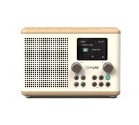 Pure Classic H4 DAB+ FM Portable Digital Radio with Bluetooth Cotton White Ex-display Clearance