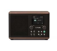 Pure Classic H4 DAB+ FM Portable Digital Radio with Bluetooth with 40 station presets in Coffee Black