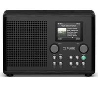 PURE Classic H4i DABﱓ Bluetooth Radio - Black & Ash, Silver/Grey,Black