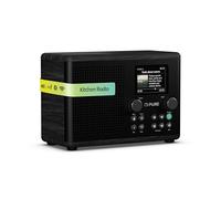 Pure Classic H4i - Internet Radio with WiFi, DAB+ & FM, Bluetooth 5.3, USB - 10W Speaker - 2.4" Color Display - 150 Presets - Sleep & Kitchen Timer - AUX Input - Black