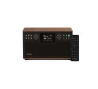 Pure Classic H6 Bluetooth/DAB+/FM Radio, Coffee Brown/Walnut