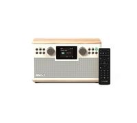 Pure Classic H6 Digital Radio Cotton White/oak, Dab+ Fm, Bluetooth 5.3, 30W Stereo, Usb-A, Tft