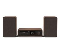 Pure Classic Stereo DAB DAB+ FM with Bluetooth CD Player and Internet Radio Music System Coffee Black