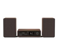 Pure Classic Stereo DAB DAB+ FM with Bluetooth CD Player and Internet Radio Music System Coffee Black
