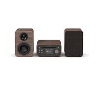 Pure Classic Stereo Mini: Compact Stereo System with DAB+, CD, Bluetooth, Walnut