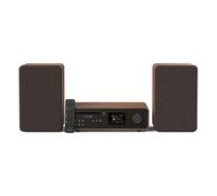 Pure Classic Stereo Music System - Coffee Black/walnut