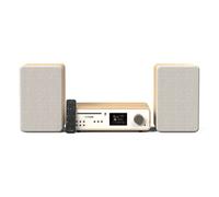 Pure Classic Stereo Music System - Cotton White/oak, Cd, Dab/dab+, Fm, Internet Radio, Bluetooth 5.2