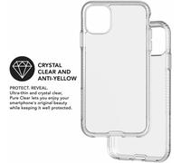 Tech21 Evo Clear Case with Impact Glass Screen Protector for iPhone 11