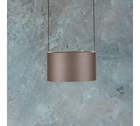 PURE Clipse LED hanging light, bronze-coloured, Ø 20 cm, CCT, 2-bulb