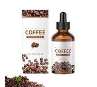 Pure Coffee Essential Oil, Organic Essential Oils, 30ML Bottle Natural Body Oil, Organic Aromatherapy Diffuser, Massage & Soap-Making Oil, Energy, Focus & Skin Exfoliation, for All Skin Types (1PC)