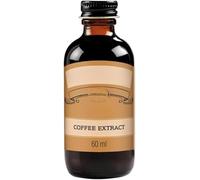 Pure Coffee Extract 60ml, Made from Italian & Brazilian Beans, All-Natural Flavouring for Baking & Cooking, Concentrated Freshly Brewed Flavor, Gluten-Free - Kosher