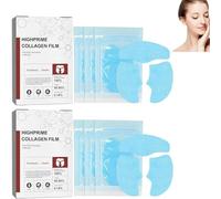 Pure Collagen Mask, Korean Technology Soluble Collagen Film, Provide Long-Lasting Moisture and Nourishment, Reduce Fine Lines, and Restore the Youthful and Healthy Radiance of Eye Skin