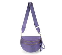 Pure Colour Crossbody Bag Bum Bag for Women,Spacious Purse Fanny Packs Belt Bag,Oversized Bum Bag, Colour Bum Bag-Cloudy Purple, 11.0 Inches X 8.6 Inches X 4.5 Inches, Casual