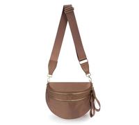 Pure Colour Crossbody Bag Bum Bag for Women,Spacious Purse Fanny Packs Belt Bag,Oversized Bum Bag, Colour Bum Bag-Coffee, 11.0 Inches X 8.6 Inches X 4.5 Inches, Casual