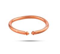 Pure Copper Adjustable Wrist Kada Bracelet for Men & Women | Handmade Open Cuff Bangle | Ayurvedic Copper Wrist Band | Unisex Healing Jewelry | 6 cm Diameter