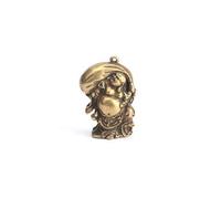 Pure copper belly belly Maitreya Buddha pendant Brass laughing Buddha Fu bag Maitreya small Ornaments Pendant Buddha Statue Buddha Keychain