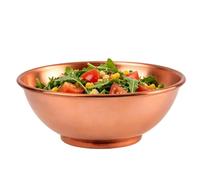 Pure Copper Bowl | Mixing Salad Storage Containers | Offering Bowl | for Salad Home Serving Baking Kitchen Cooking Food Chef Fruit