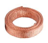 Pure Copper Braided Ground Strap Length 3 Meters, Width 5-11Mm Suitable for Grounding, Bonding, And Electrical Connections(Width 5mm)