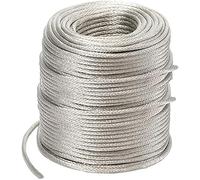 Pure Copper Braided Wire | Multicolor 7mm/8mm Diameter 1m Usage: Grounding, Transmission, Shielding(Silver,35#Diameter:8mm)