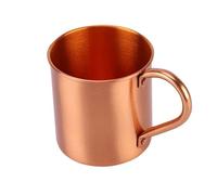Pure Copper Cup for Drinking Water, Handcrafted Hammered Copper Mug with Handle for Hot & Cold Beverages, Insulated Tumbler for Tea, Coffee, Whisky, Home & Bar Use